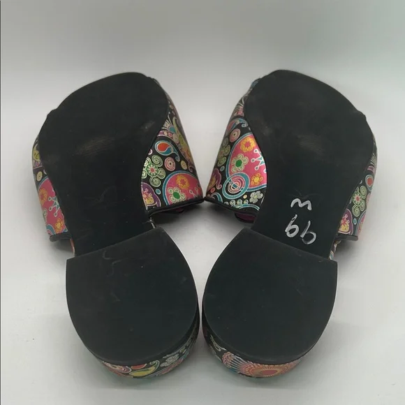 Embassy London Vivid Jewel Toned Mules Slides Sandals Shoes **Size 30/US 8**🌸🌸 - Picture 9 of 9